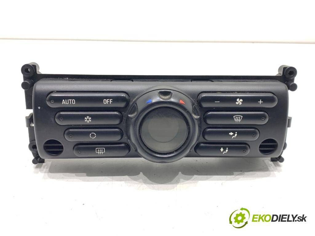 MINI R50 R53 liftback 2002 85 kW Cooper 1598 Panel ovládania kúrenia 6927684 (Prepínacie páčky pod volantom)