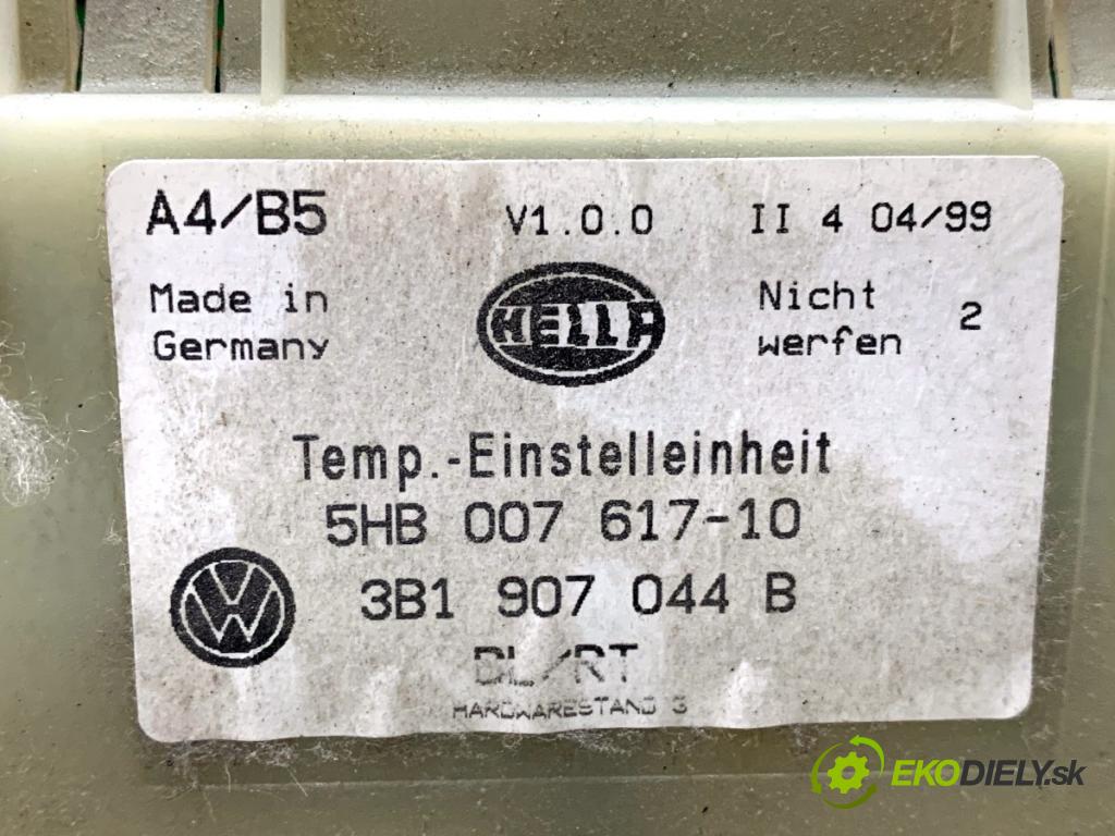 VW BORA I sedan 1999 85 kW 2.0 1984 Panel ovládania kúrenia 3B1907044B (Prepínacie páčky pod volantom)