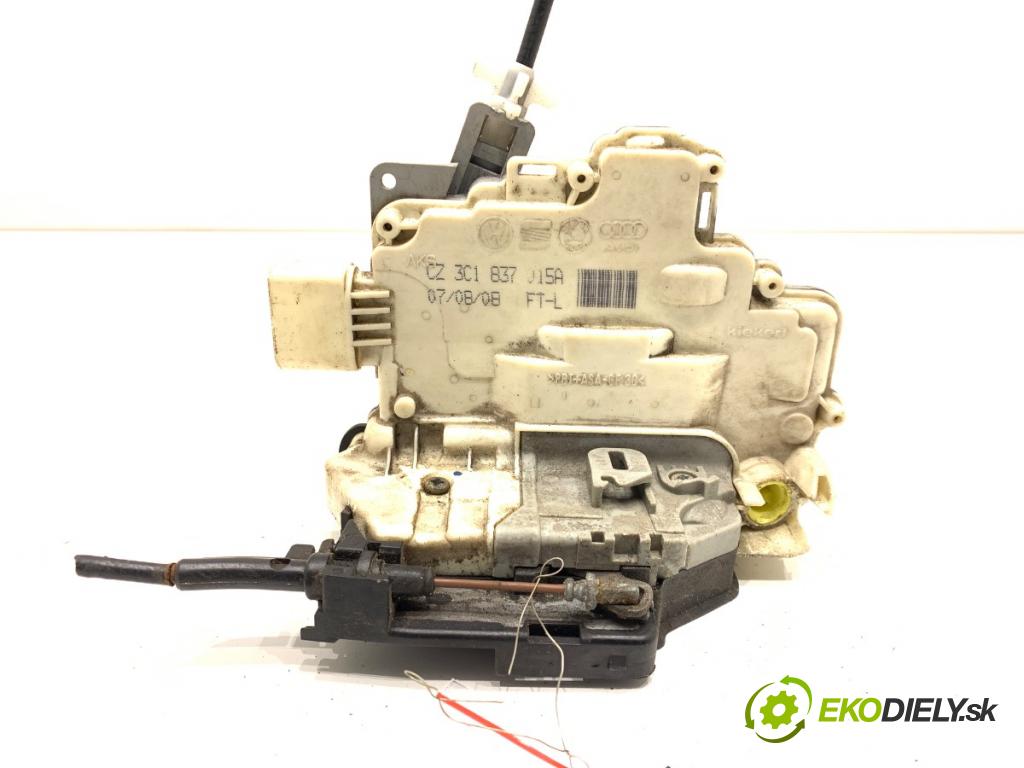 VW PASSAT B6 sedan 2008 103 kW 2.0 TDI 1968 zámok Dvere ľavy predný 3C1837015A