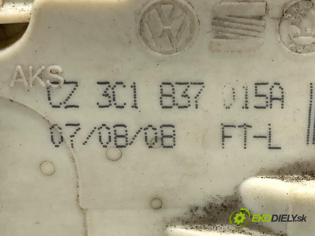 VW PASSAT B6 sedan 2008 103 kW 2.0 TDI 1968 zámok Dvere ľavy predný 3C1837015A