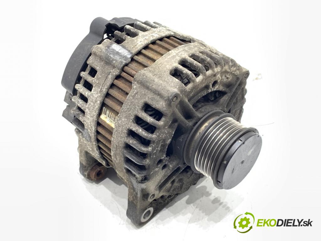 VW PASSAT B6 sedan 2008 103 kW 2.0 TDI 1968 Alternátor 03G903023 (Alternátor)