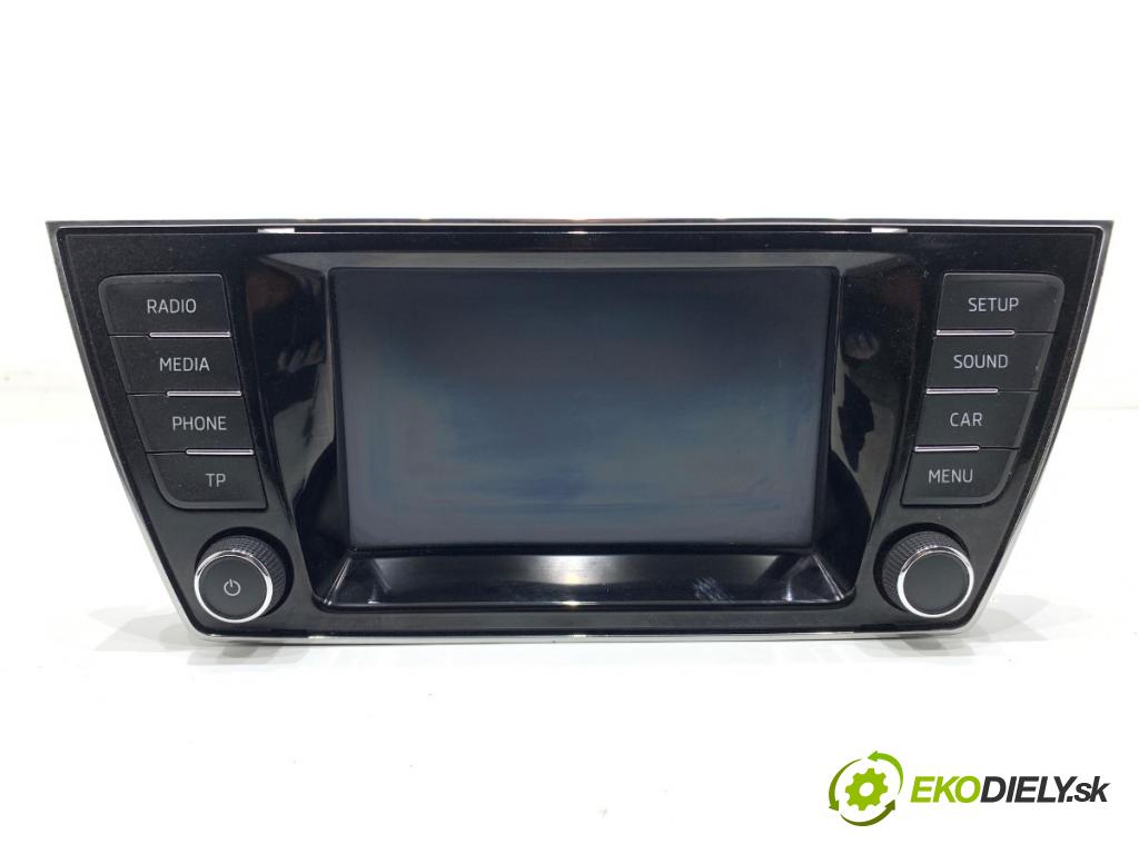 SKODA FABIA III liftback 2017 55 kW 1.0 999 RADIO Navigácia 6V0919604B (Audio zariadenie)
