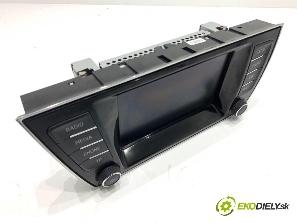 SKODA FABIA III liftback 2017 55 kW 1.0 999 RADIO Navigácia 6V0919604B (Audio zariadenie)