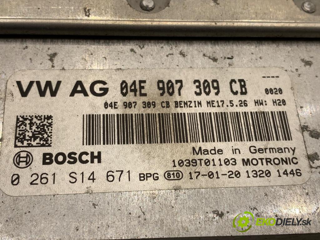 SKODA FABIA III liftback 2017 55 kW 1.0 999 riadiaca jednotka Motor 04E907309CB (Riadiaca jednotka)