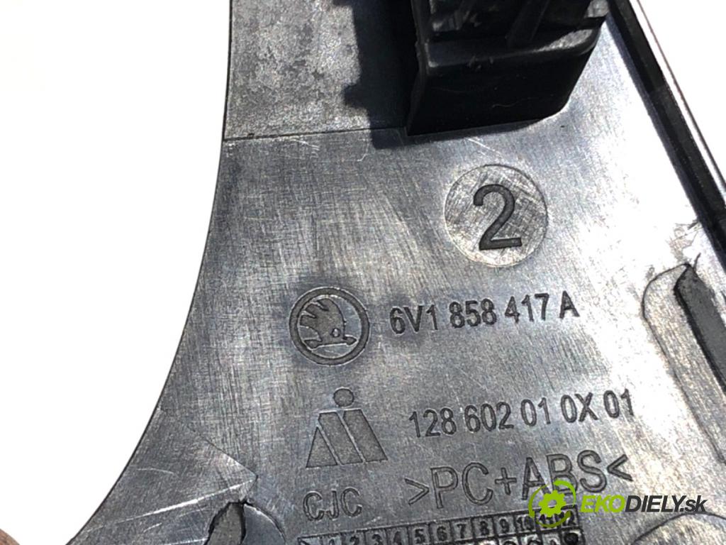 SKODA FABIA III liftback 2017 55 kW 1.0 999 lišty kryt 6V1858418A (Lišta)