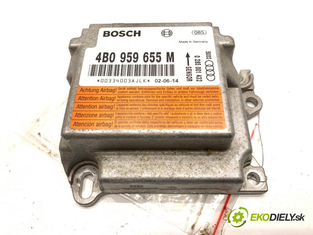 AUDI A6 C5 Kombi 2002 96 kW 1.9 TDI 1896 senzor airbag 4B0959655M (Snímač)