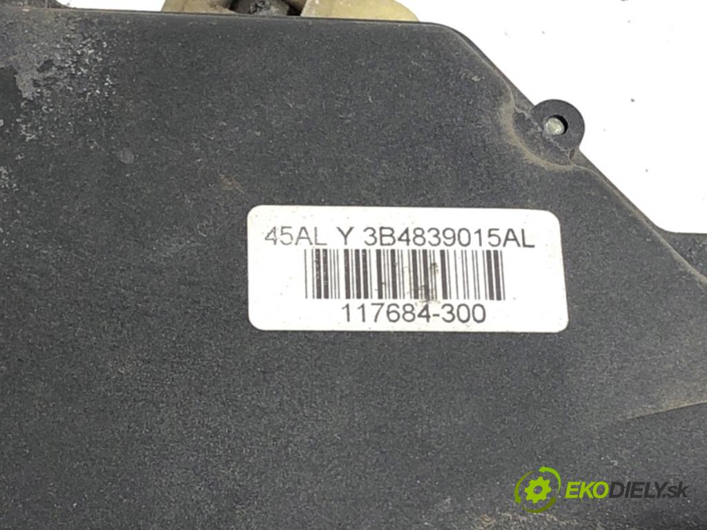 SKODA OCTAVIA I liftback 2010 75 kW 1.6 1595 zámok dveře levý zadní část 3B4839015AL