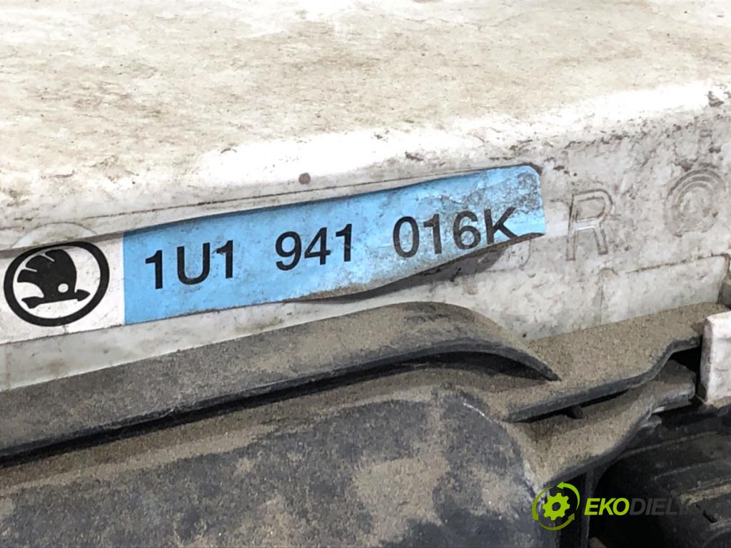 SKODA OCTAVIA I liftback 2010 75 kW 1.6 1595 světlomet pravý přední část 1U1941016K