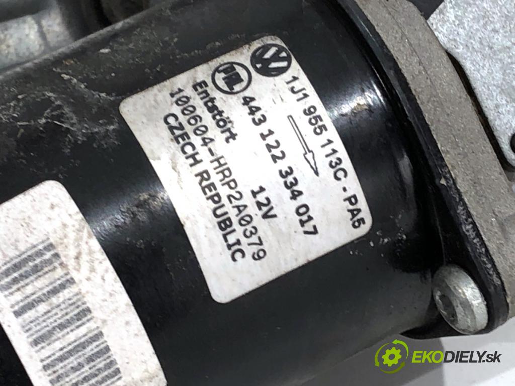 SKODA OCTAVIA I liftback 2010 75 kW 1.6 1595 Mechanizmus stieračov predný 1J1955113C (Motorček stieračov predný)