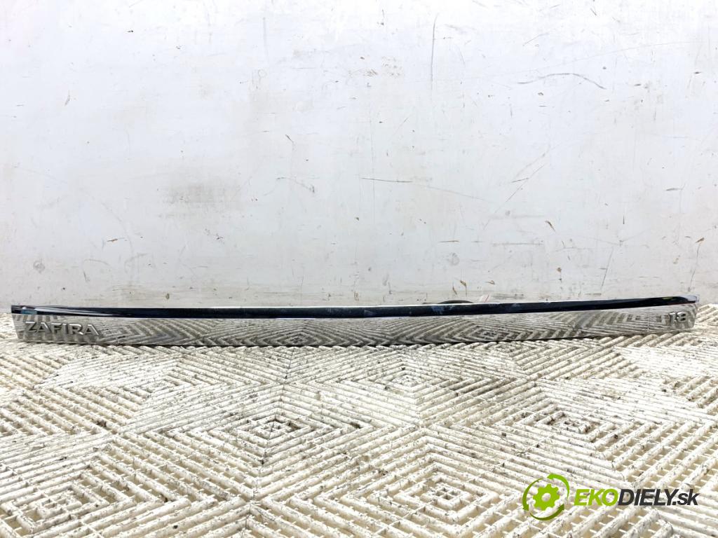 OPEL ZAFIRA B nadwozie wielkoprzestrzenne (MPV) 2006 103 kW 1.8 (M75) 1796 lišta dveří zadní část 