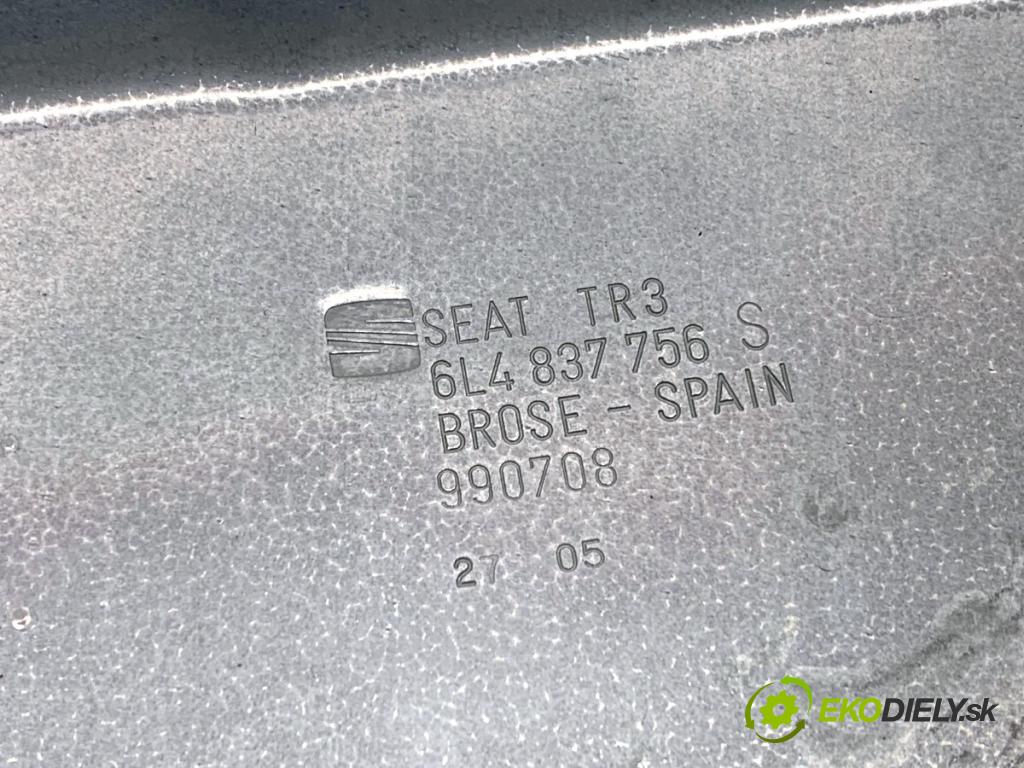 SEAT IBIZA III liftback 2005 55 kW 1.4 16V 1390 mechanismus okna pravý přední část 6L4837756S