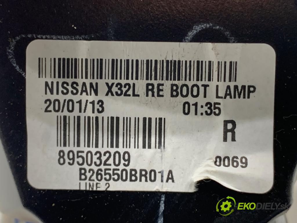 NISSAN QASHQAI J10 SUV 2013 86 kW 1.6 1598 světlo zadní část pravá vnitřní B26550BR01A (Klika dveří ostatní)