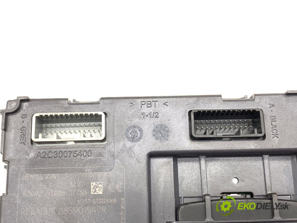 RENAULT CLIO IV liftback 2017 54 kW 1.2 16V 1149 spinačka čítač KART 285901547R (Spínacia skrinka)