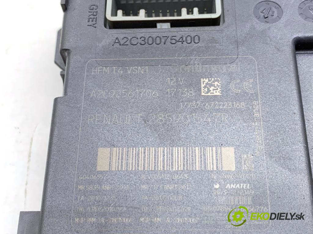 RENAULT CLIO IV liftback 2017 54 kW 1.2 16V 1149 spinačka čítač KART 285901547R (Spínacia skrinka)