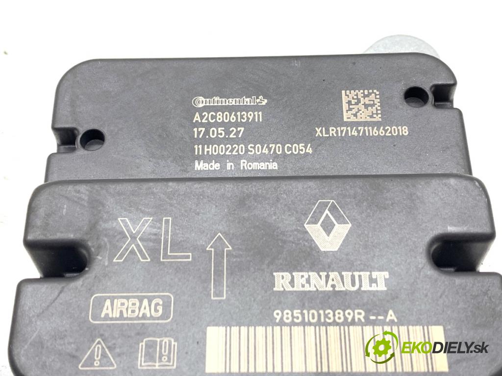 RENAULT CLIO IV liftback 2017 54 kW 1.2 16V 1149 senzor airbag 985101389R (Snímač)