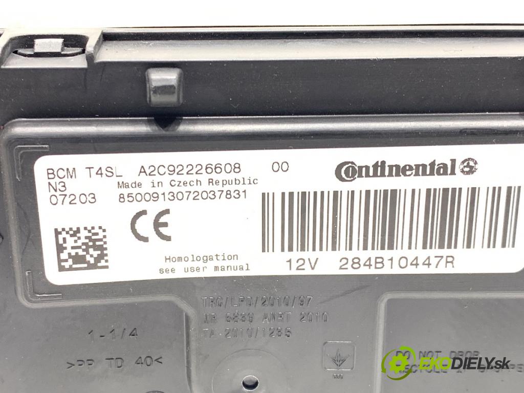 RENAULT CLIO IV liftback 2017 54 kW 1.2 16V 1149 Modul BCM 284B10447R (Riadiaca jednotka ostatné)