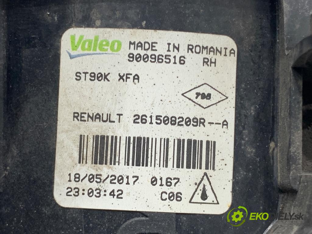 RENAULT CLIO IV liftback 2017 54 kW 1.2 16V 1149 hmlové svetlo, hmlovka pravý přední část 261508209R