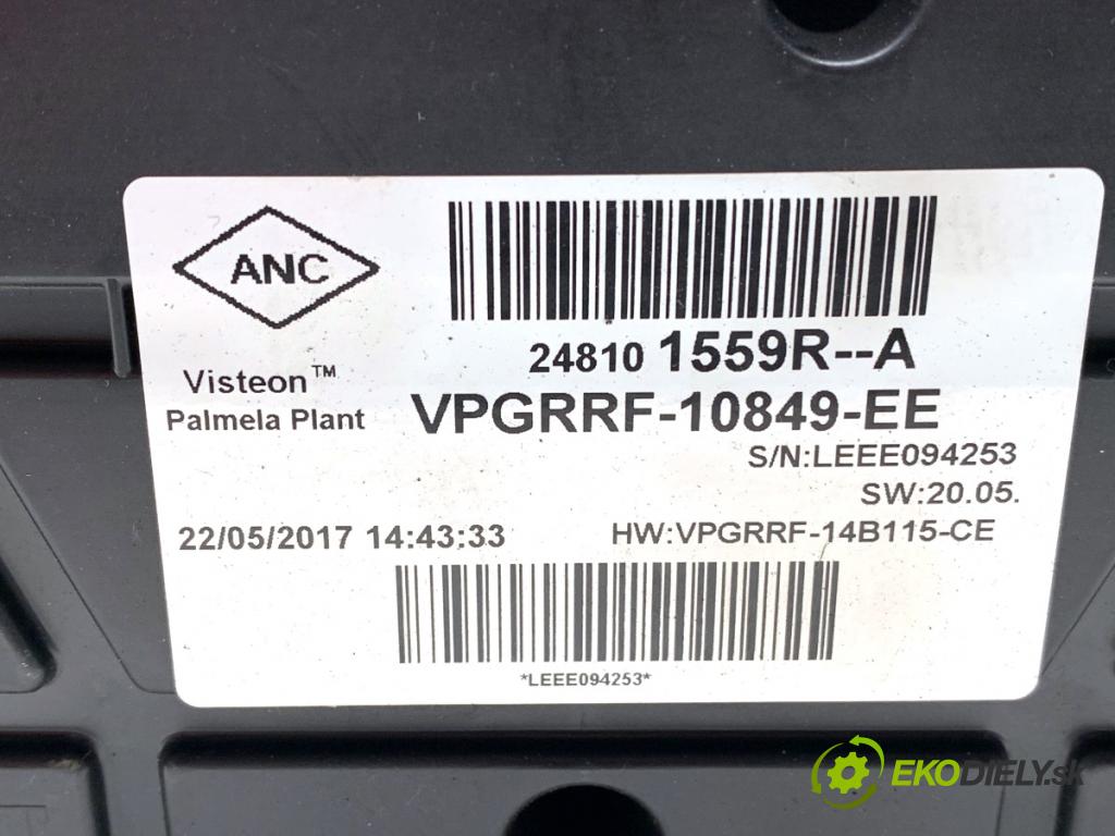 RENAULT CLIO IV liftback 2017 54 kW 1.2 16V 1149 prístrojovka 248101559R (Přístrojová deska)