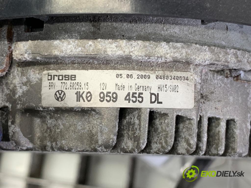 VW PASSAT B6 sedan 2007 77 kW 1.9 TDI 1896 Ventilátor chladiča 1K0959455DL (Ventilátor)