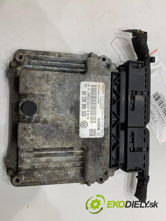 VW PASSAT B6 sedan 2007 77 kW 1.9 TDI 1896 riadiaca jednotka Motor 03G906021AB (Riadiaca jednotka)