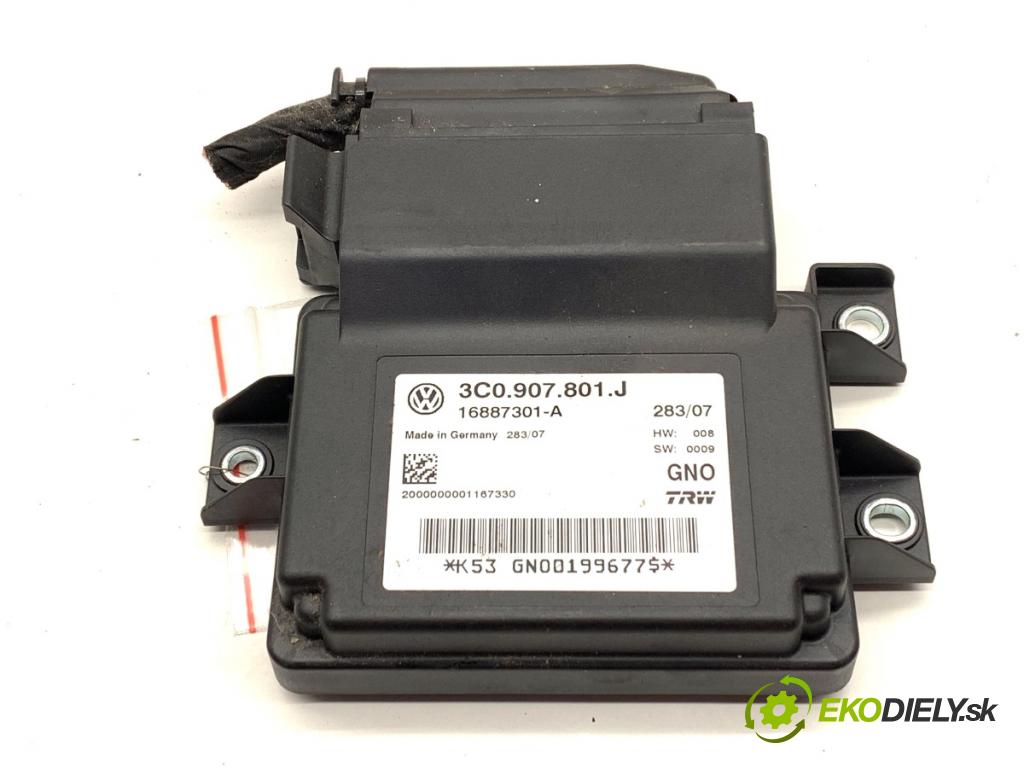 VW PASSAT B6 sedan 2007 77 kW 1.9 TDI 1896 modul brzdy ruční brzdy 3C0907801J