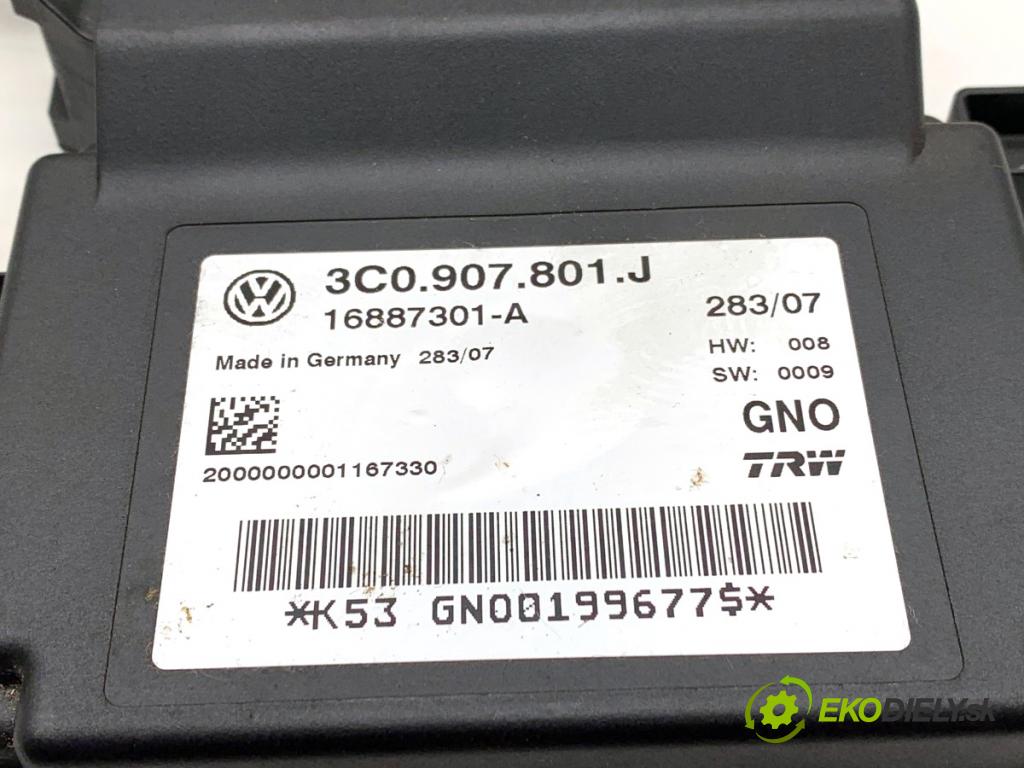 VW PASSAT B6 sedan 2007 77 kW 1.9 TDI 1896 modul brzdy ruční brzdy 3C0907801J