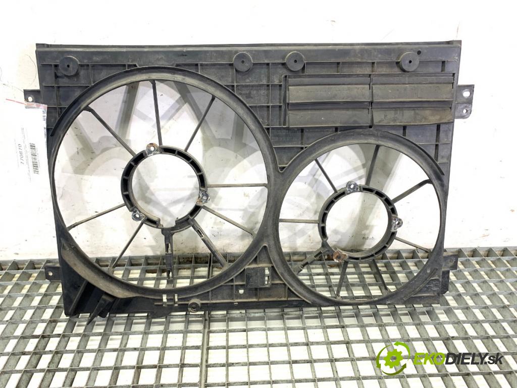VW PASSAT B6 sedan 2007 77 kW 1.9 TDI 1896 obal ventilátoru 1K0121207BC