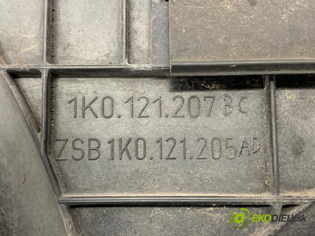 VW PASSAT B6 sedan 2007 77 kW 1.9 TDI 1896 obal ventilátoru 1K0121207BC