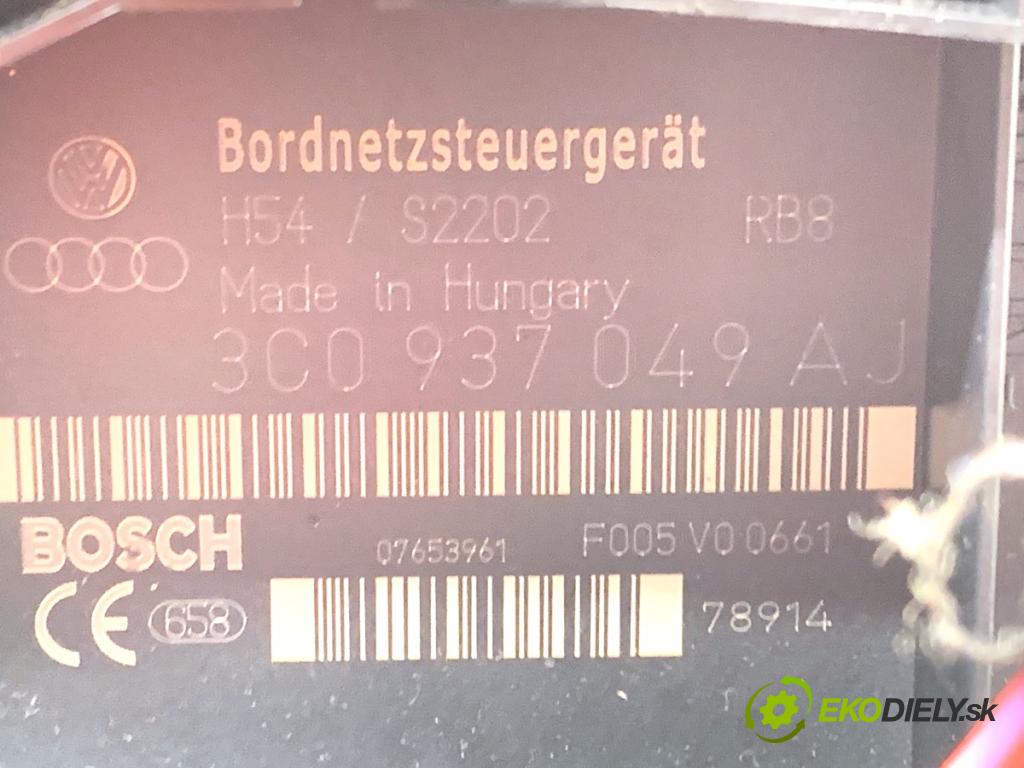 VW PASSAT B6 sedan 2007 77 kW 1.9 TDI 1896 Modul BORDNETZ 3C0937049AJ (Riadiaca jednotka ostatné)