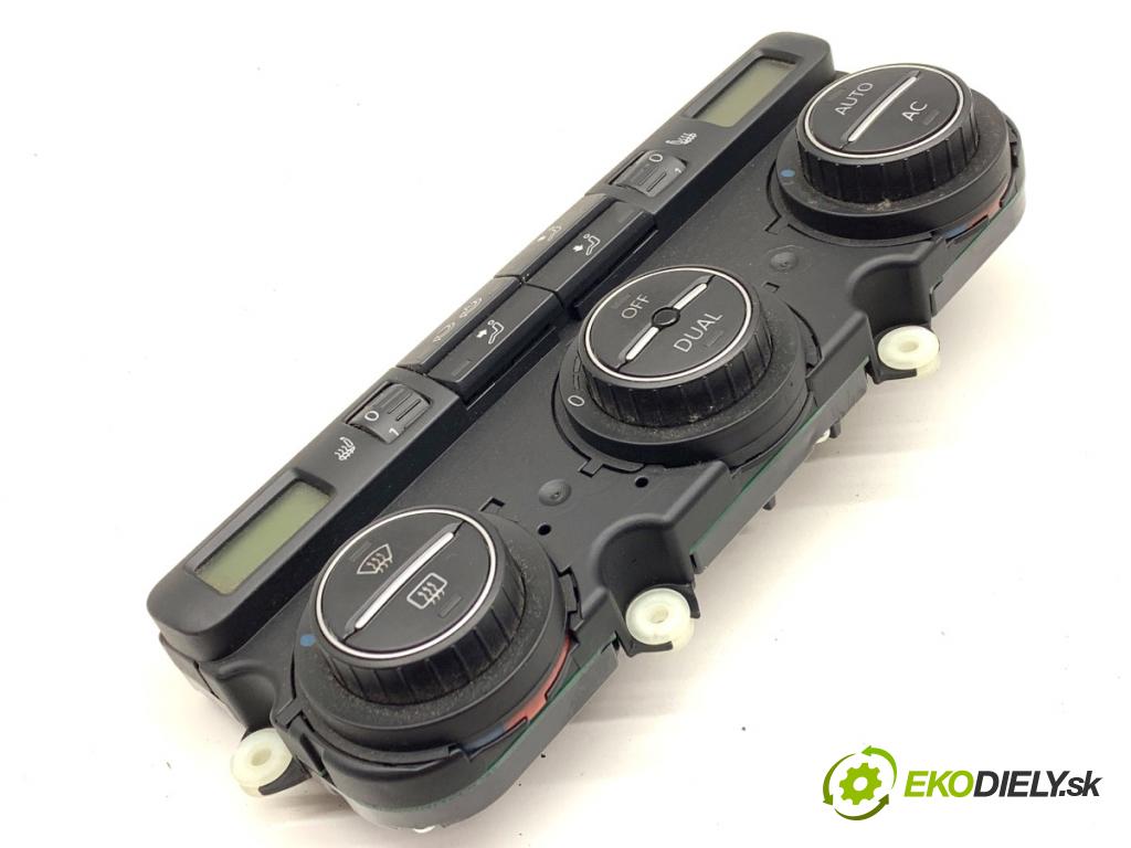 VW PASSAT B6 sedan 2007 77 kW 1.9 TDI 1896 Panel ovládania kúrenia 3C0907044CB (Prepínacie páčky pod volantom)