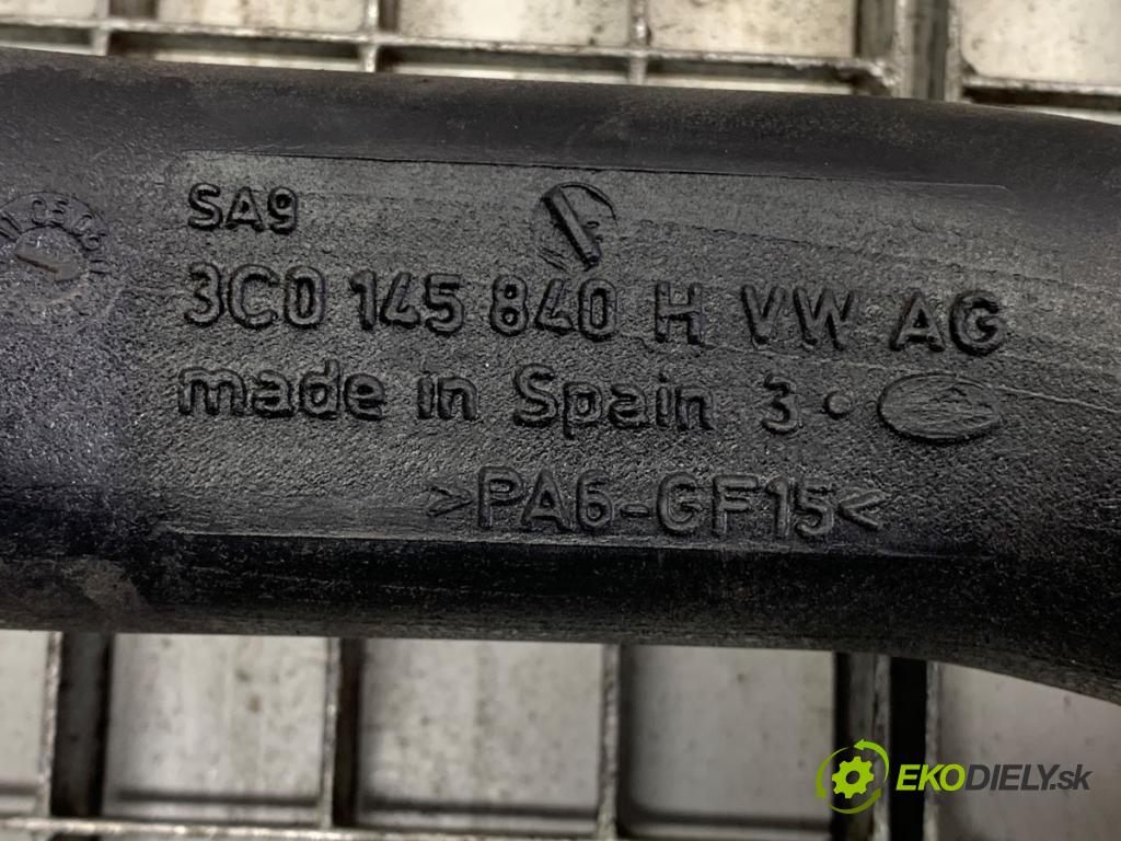 VW PASSAT B6 sedan 2007 77 kW 1.9 TDI 1896 Rúra vzduchu intercoolera 3C0145840H