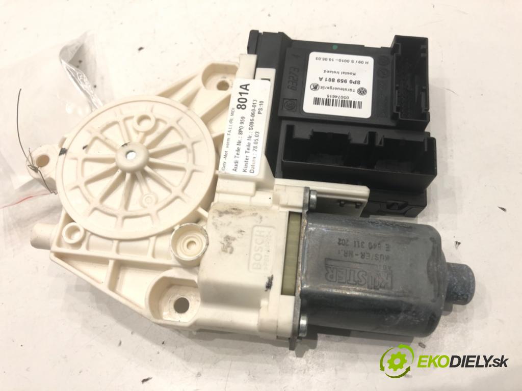 AUDI A3 8P liftback 2003 75 kW 1.6 1595 motor sťahovaní okna levý přední část 8P0959801A