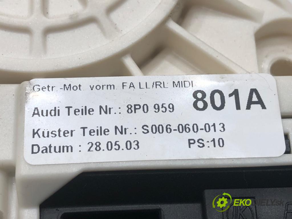 AUDI A3 8P liftback 2003 75 kW 1.6 1595 motor sťahovaní okna levý přední část 8P0959801A