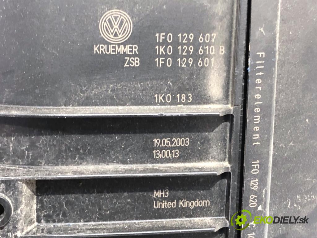 AUDI A3 8P liftback 2003 75 kW 1.6 1595 Obal filtra vzduchu 1F0129607 (Obal vzduchového filtra)