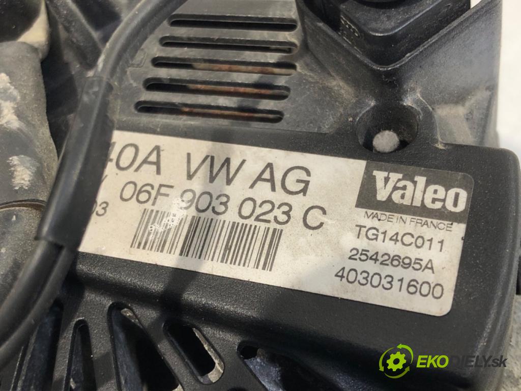 AUDI A3 8P liftback 2003 75 kW 1.6 1595 Alternátor 06F903023C (Alternátor)