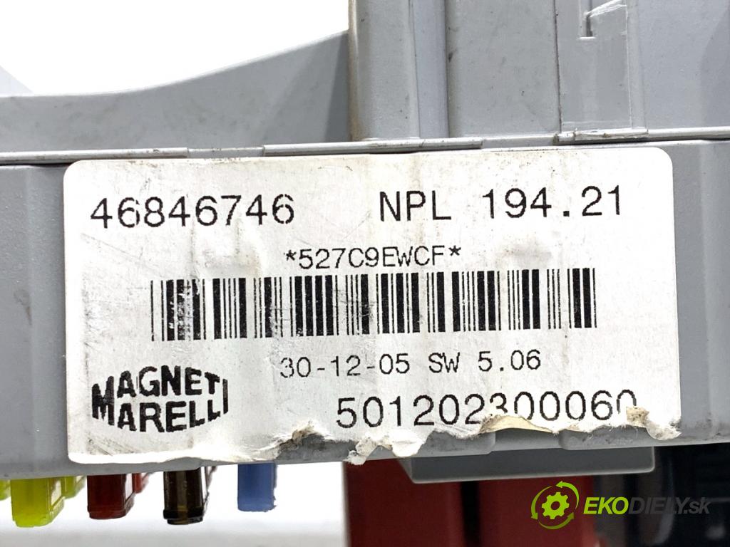 FIAT CROMA Kombi 2006 147 kW 2.4 D Multijet 2387 modul BSI 46846746 (Pojistková skříňka)