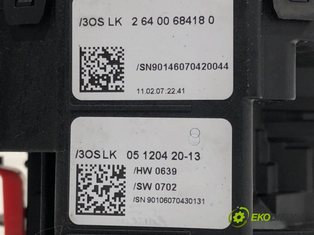 MERCEDES-BENZ W204 sedan 2007 135 kW C 200 Kompressor (204.041) 1796 Prepínač kombinovaný A2045407201 (Prepínacie páčky pod volantom)