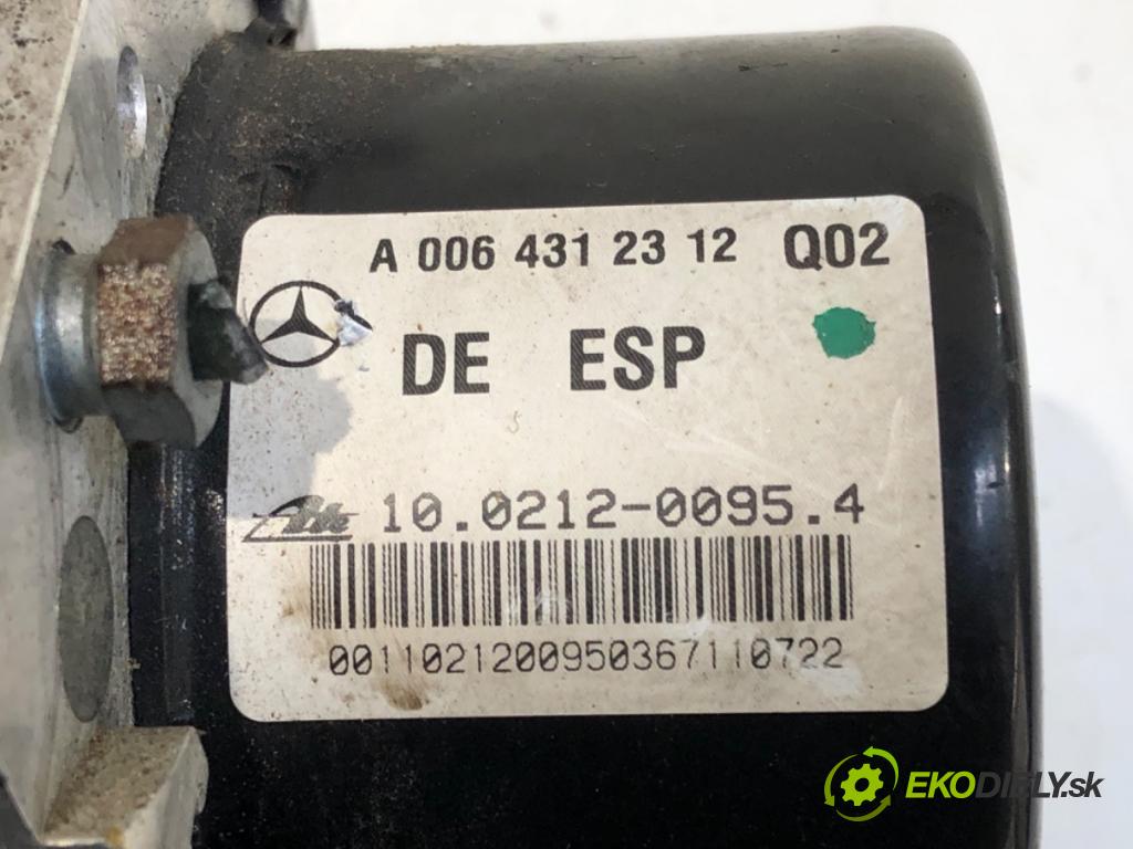 MERCEDES-BENZ W204 sedan 2007 135 kW C 200 Kompressor (204.041) 1796 Pumpa ABS A0064312312 (Pumpa ABS)