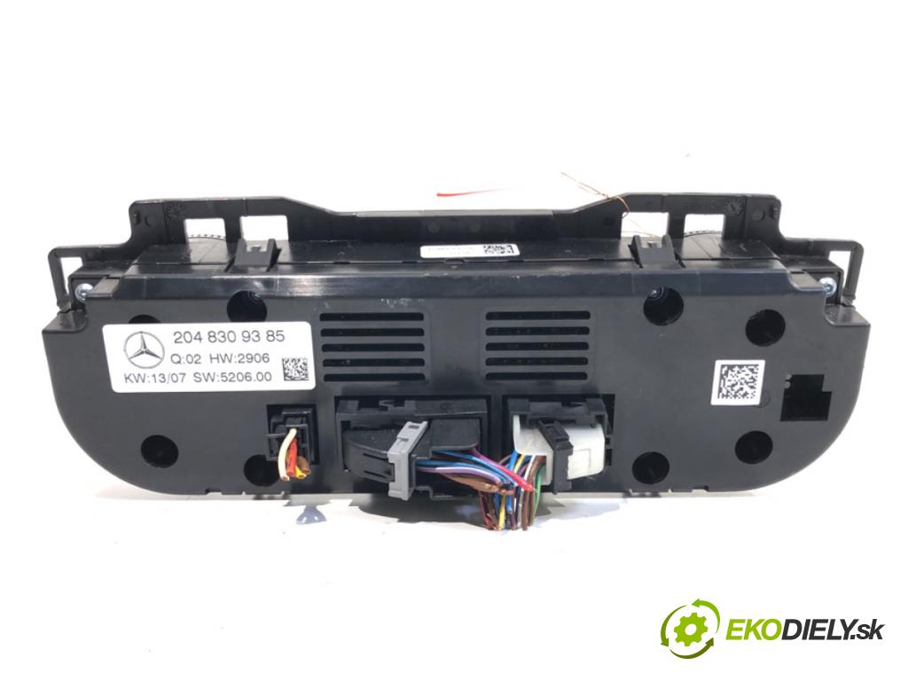 MERCEDES-BENZ W204 sedan 2007 135 kW C 200 Kompressor (204.041) 1796 Panel ovládania kúrenia 2048309385 (Prepínacie páčky pod volantom)