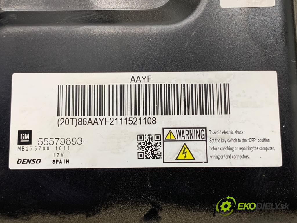 OPEL ASTRA J liftback 2011 92 kW 1.7 CDTI (68) 1686 riadiaca jednotka Motor 55579893 (Riadiaca jednotka)