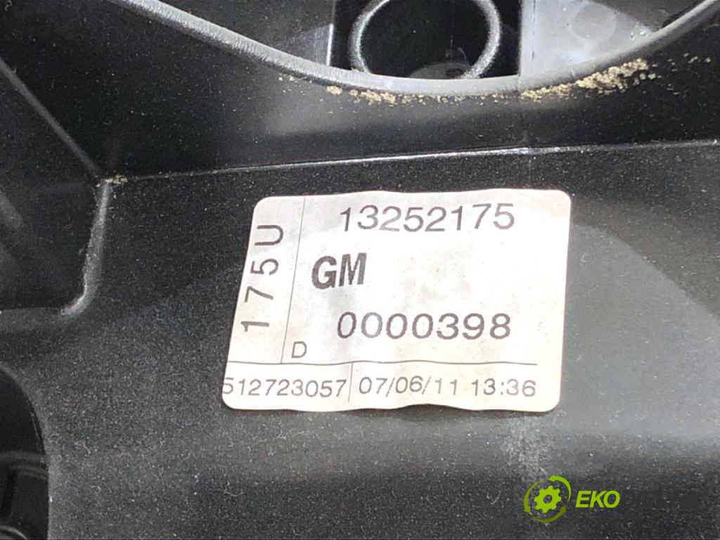 OPEL ASTRA J liftback 2011 92 kW 1.7 CDTI (68) 1686 PEDÁL: manuálne 13252702 (Potenciometer plynového pedálu)