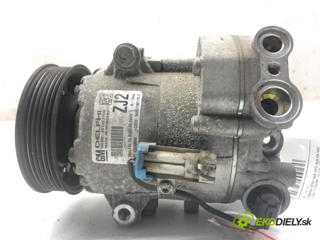 OPEL ASTRA J liftback 2011 92 kW 1.7 CDTI (68) 1686 Kompresor klimatizácie 13250606 (Kompresor klimatizácie)