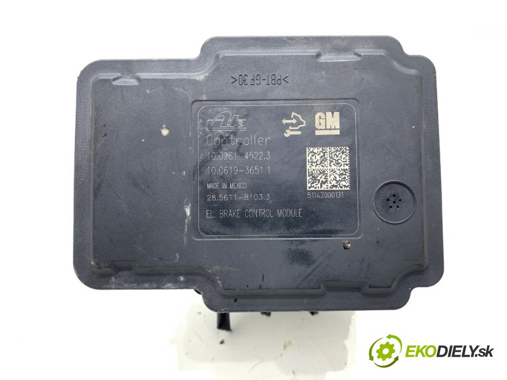 OPEL ASTRA J liftback 2011 92 kW 1.7 CDTI (68) 1686 Pumpa ABS 13356789 (Pumpa ABS)