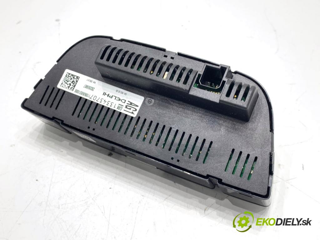 OPEL ASTRA J liftback 2011 92 kW 1.7 CDTI (68) 1686 Panel ovládania kúrenia 13343707 (Prepínacie páčky pod volantom)