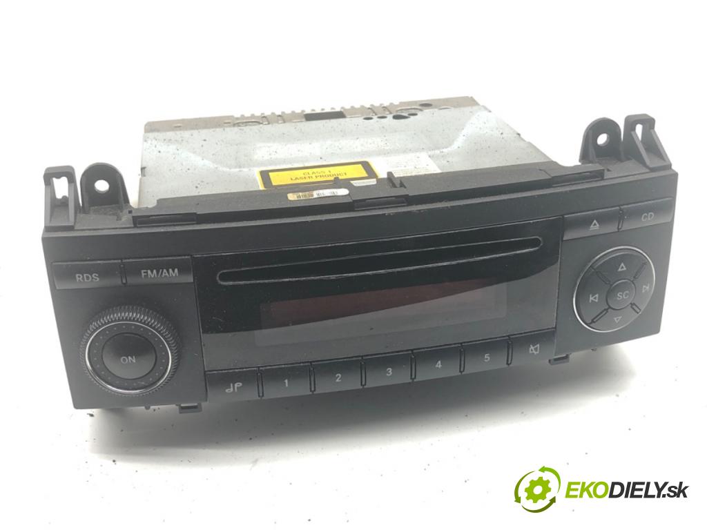 MERCEDES-BENZ W169 liftback 2007 70 kW A 150 (169.031, 169.331) 1498 RADIO 1698200486 (Audio zariadenie)