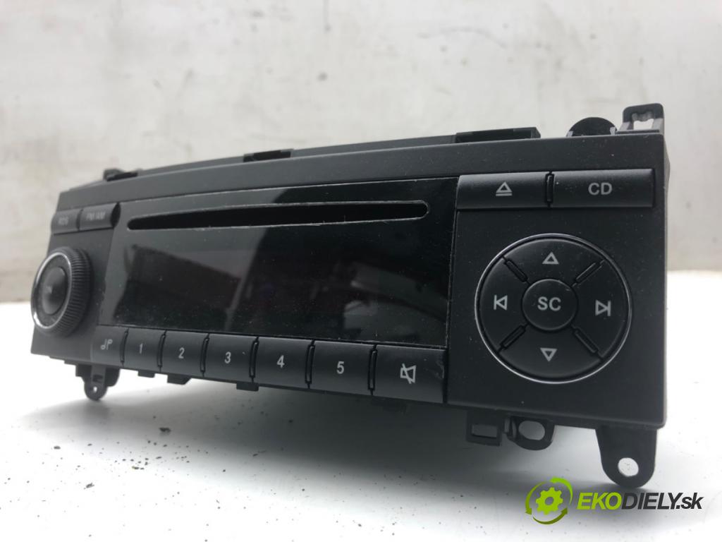 MERCEDES-BENZ W169 liftback 2007 70 kW A 150 (169.031, 169.331) 1498 RADIO 1698200486 (Audio zariadenie)