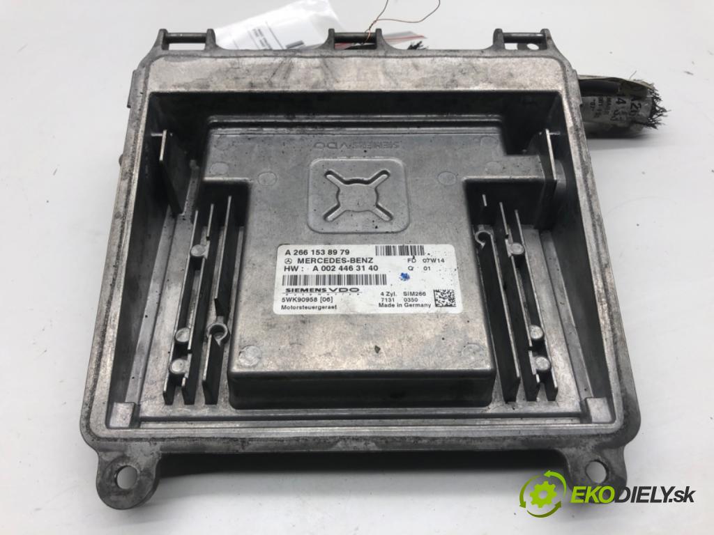 MERCEDES-BENZ W169 liftback 2007 70 kW A 150 (169.031, 169.331) 1498 riadiaca jednotka Motor 2661538979 (Riadiaca jednotka)