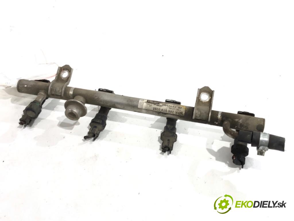 MERCEDES-BENZ W169 liftback 2007 70 kW A 150 (169.031, 169.331) 1498 Lišta vstrekovacia A2660700395 (Vstrekovacia lišta)