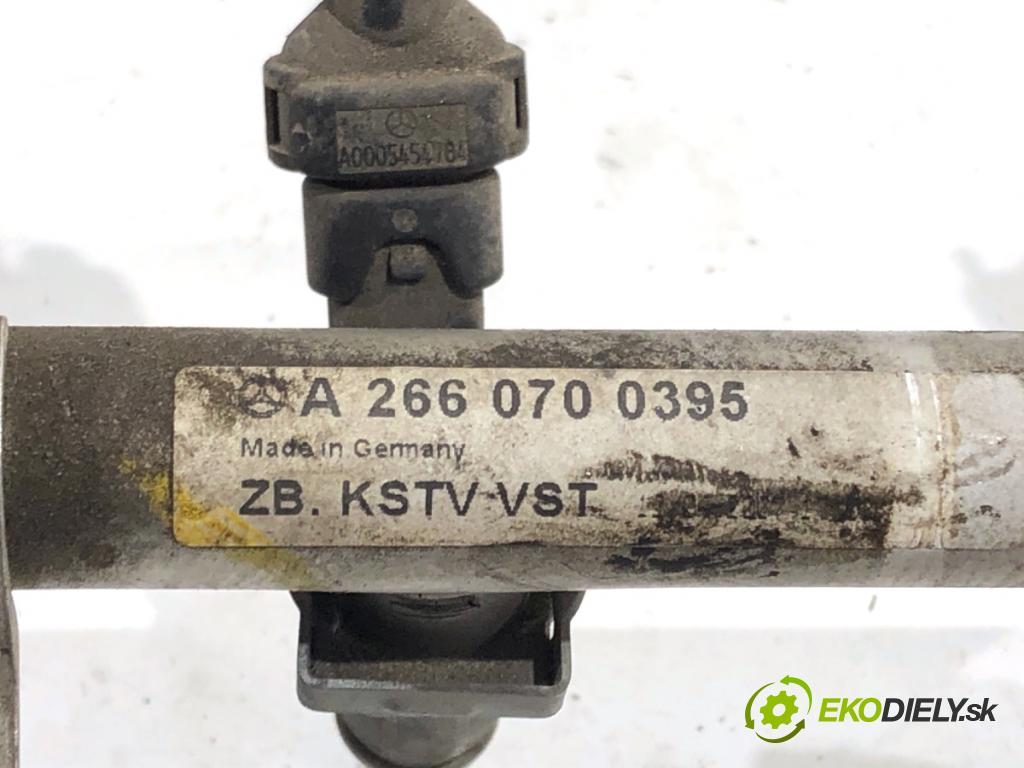 MERCEDES-BENZ W169 liftback 2007 70 kW A 150 (169.031, 169.331) 1498 Lišta vstrekovacia A2660700395 (Vstrekovacia lišta)