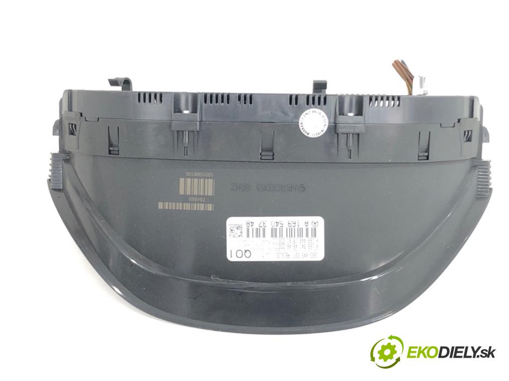 MERCEDES-BENZ W169 liftback 2007 70 kW A 150 (169.031, 169.331) 1498 Prístrojovka 1695403748 (Prístrojová doska)